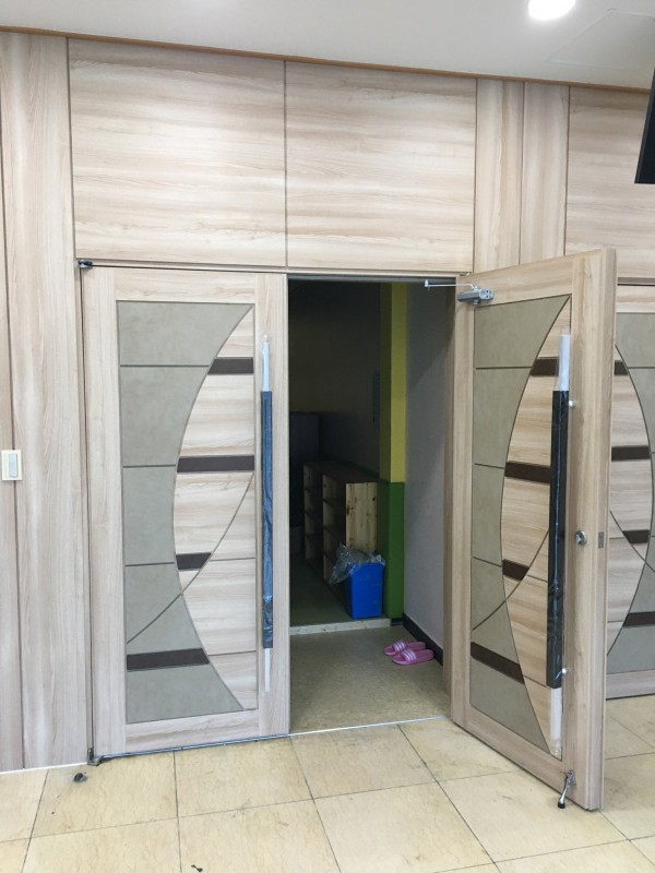 MDF통판 인테리어 방음문 시공 사진